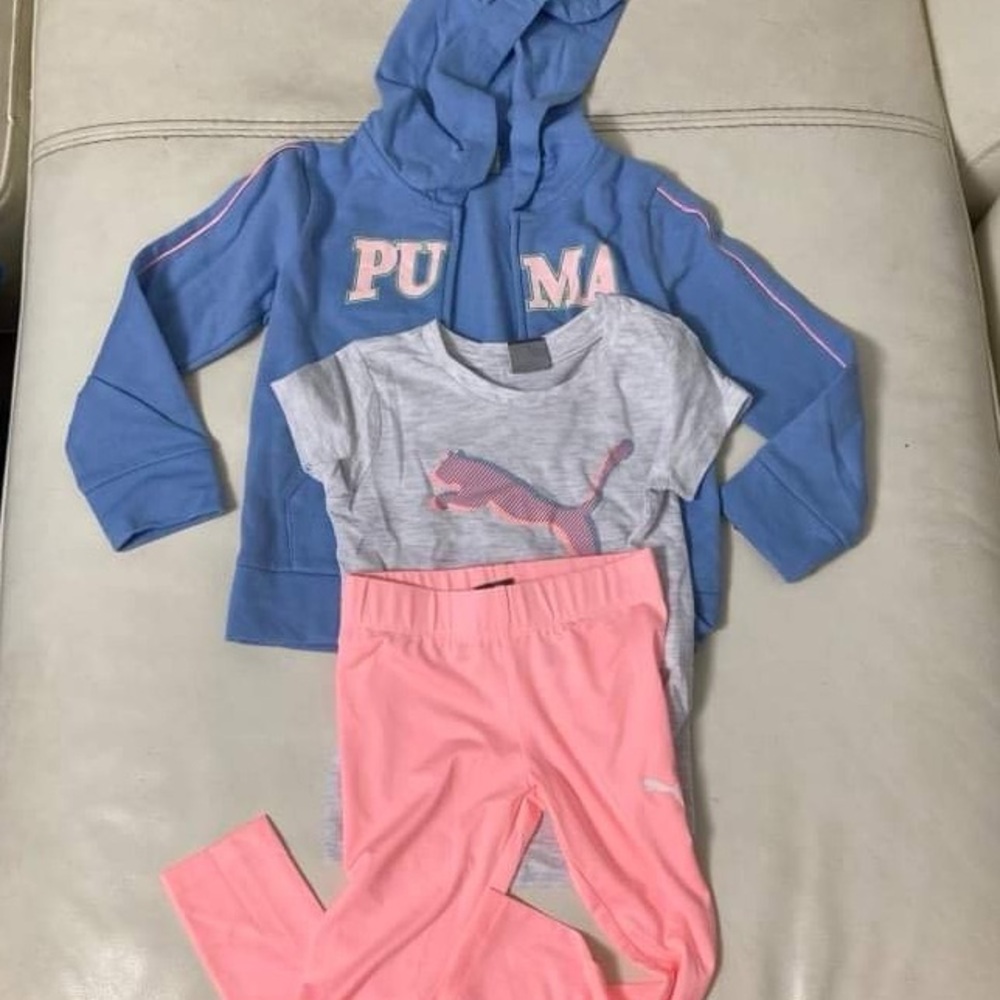 Puma Girl 3 pieces kids set girl super cute warm
